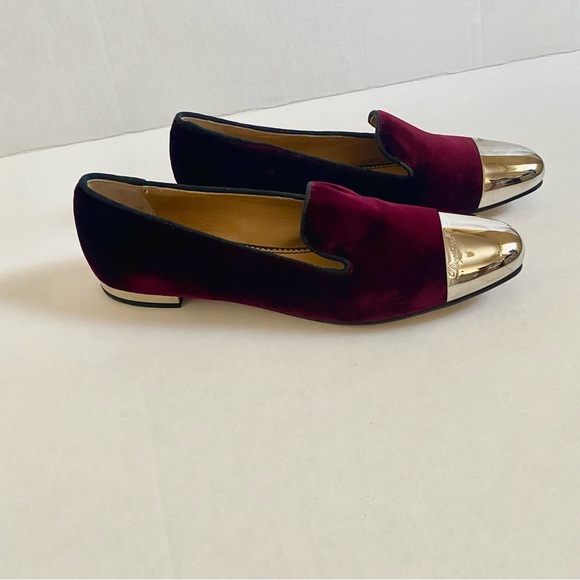 DSQUARED2 Metallic toe burgundy shoes 6.5 - Picture 6 of 11